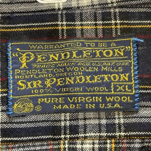 Made in USA Vintage Pendleton Button Up - Picture 2 of 6